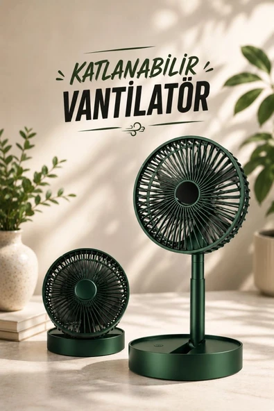 Soğutucu Vantilatör Telefon Standlı Mini Fan ürün görseli 1