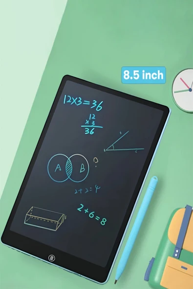 Ufak Tefek Şeyler Dijital Çizim Tableti Grafik Digital Çocuk Yazı Tahtası Lcd Ekran Silinebilir 8,5 Eğitici Tablet ürün görseli 1