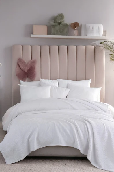 Ecocel Pike Örtü Battal 220x230cm Karde Beyaz ürün görseli 1