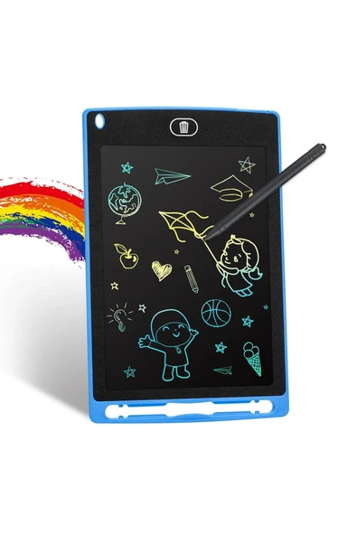 Ufak Tefek Şeyler 8,5" Küçük Boy, Dijital Kalemli, Çizim Yazı Tahtası, Çocuk Çizim Tablet, 8,5 Inç Renkli ürün görseli 1