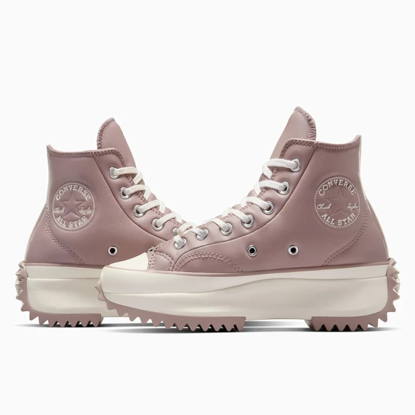Converse Run Star Hike Unisex Pembe Platform Sneaker - Resim 5