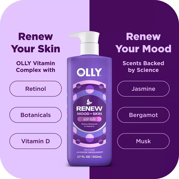 Olly Renew Seyahat Boyu Duş Jeli 88ML - Resim 3
