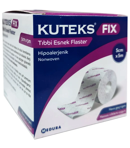 Kuteks Fix Esnek Flaster 5 cm x 5 m ürün görseli 1