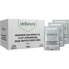 Venatura Magnezyum Sitrat Ve P-5-P (Vitamin B6) 60 Saşe ürün görseli 1