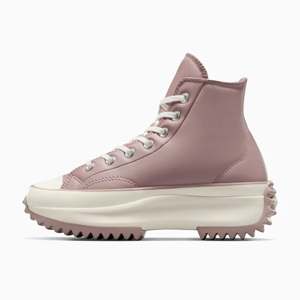 Converse Run Star Hike Unisex Pembe Platform Sneaker - Resim 4