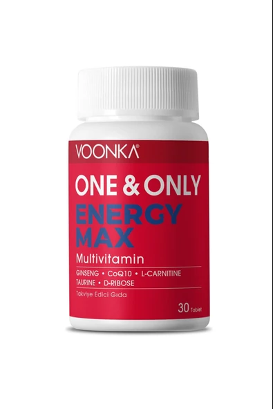 Voonka OneOnly Energy Max Multivitamin 30 Tablet ürün görseli 1