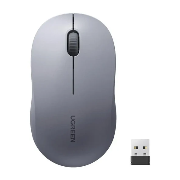 UGREEN 55145 M331 800/1200/1600dpi 2.4GHz Kablosuz Mouse Gri ürün görseli 1