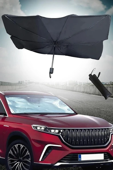 Ufak Tefek Şeyler KIA CEED SPORTYWAGON COMFORT 1.6 DIZEL 136 Araca Uygun Oto Ön Cam Güneşliği Şemsiye ürün görseli 1