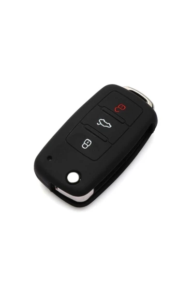 Ufak Tefek Şeyler Volkswagen Scirocco Passat Caddy Jetta Uyumlu Silikon Anahtar Kılıfı ürün görseli 1