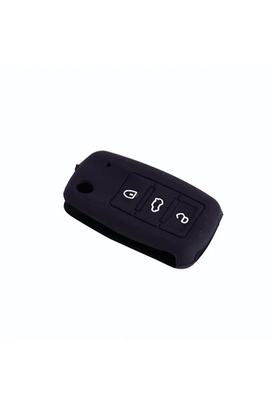 Ufak Tefek Şeyler VolksWagen ToUyumlu Silikon Anahtarlık Siyah SHNareg 2004-2010 Uyumlu Silikon Anahtarlık Siyah SHN ürün görseli 1