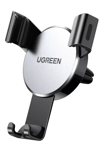 UGREEN 40907 LP130 360 Derece Otomatik Kelepçe Sıkı Tutucu Mekanik Araç İçi Telefon Tutucu Siyah ürün görseli 1
