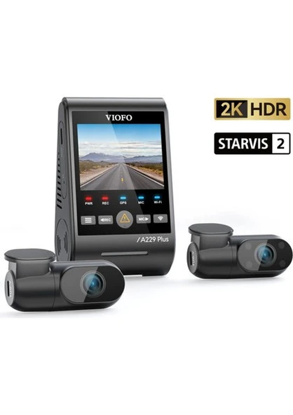 Viofo A229 Plus 3 Kameralı Araç Kamerası Seti ürün görseli 1