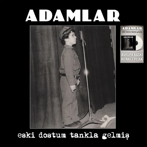 Adamlar Eski Dostum Tankla Gelmiş - Renkli Plak ürün görseli 1