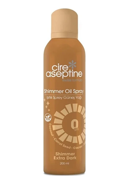 Cire Aseptine Işıltılı Güneş Spreyi SPF0 200 ml ürün görseli 1
