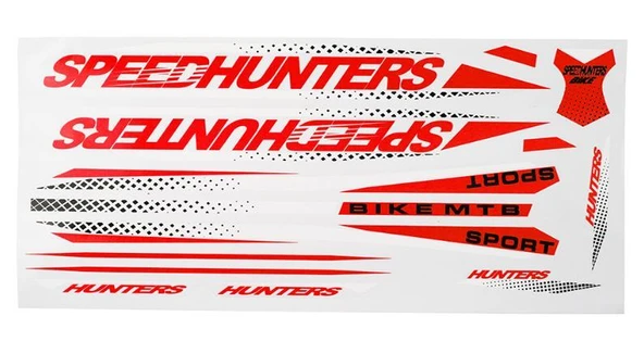Etiket - 24/26, SPEED HUNTERS, Kırmızı ürün görseli 1