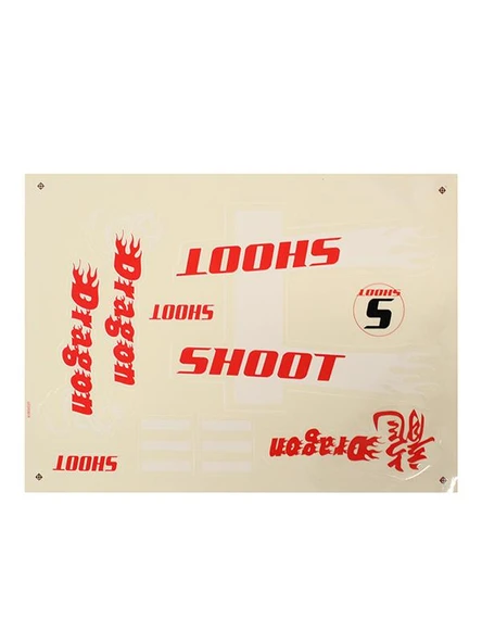 Etiket - 16/20, SHOOT DRAGON, KIRMIZI/BEYAZ ürün görseli 1