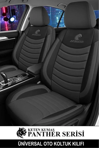 Dacia Duster Laureate 1.5 Dci 110 4x4 E2 I X Md 2013 UYUMLU KETEN OTO KOLTUK KILIFI TAM SET FÜME ürün görseli 1