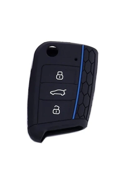 Ufak Tefek Şeyler Volkswagen Seat Skoda Polo Tiguan Golf 7 Silikon Anahtar Kılıfı ürün görseli 1
