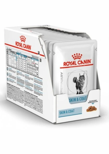Royal Canin Veterinary Kedi Cilt ve Tüy Bakımını Destekleyen Kedi Maması 85 Gr x 12 Adet ürün görseli 1