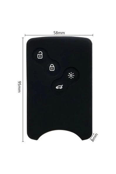 Ufak Tefek Şeyler Renault Clio Logan Megane 2 3 Koleos Laguna Scenıc Fluence Silikon Anahtar Kılıf ürün görseli 1