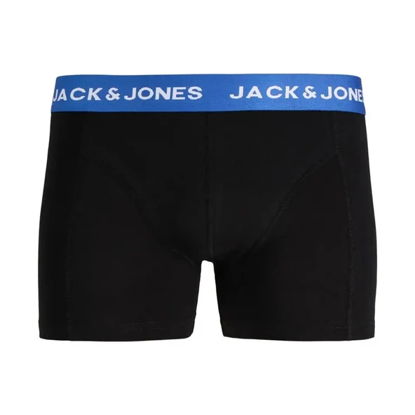 Jack & Jones 12304176 Jacgeo Solid Boxer 3 lü Siyah - Resim 3