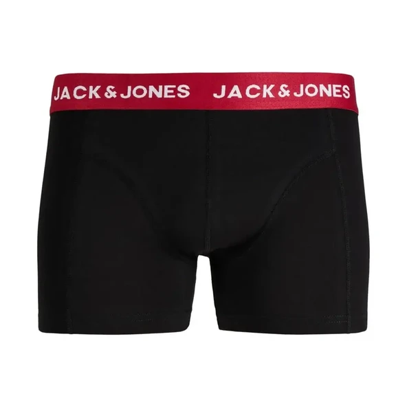 Jack & Jones 12304176 Jacgeo Solid Boxer 3 lü Siyah - Resim 2