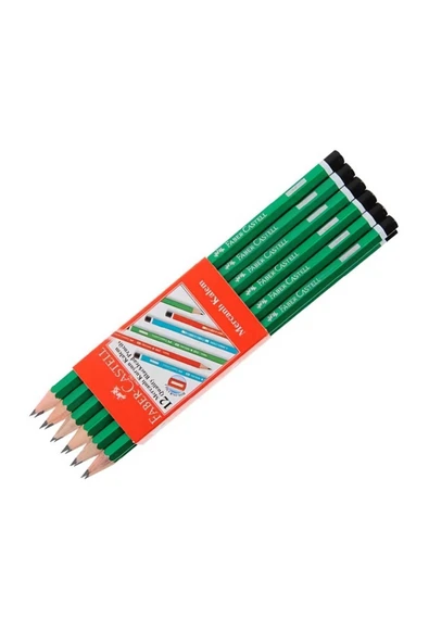 FABER CASTELL MERCANLI KURŞUN KALEM 12'Lİ ürün görseli 1