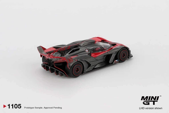 Mini GT MGT01105 1/64 Bugatti Bolide Red - Resim 2