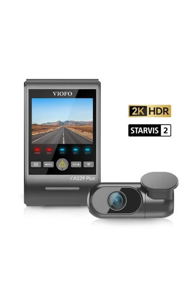 Viofo A229 Plus Ön ve Arka Araç Kamerası Seti - Resim 3