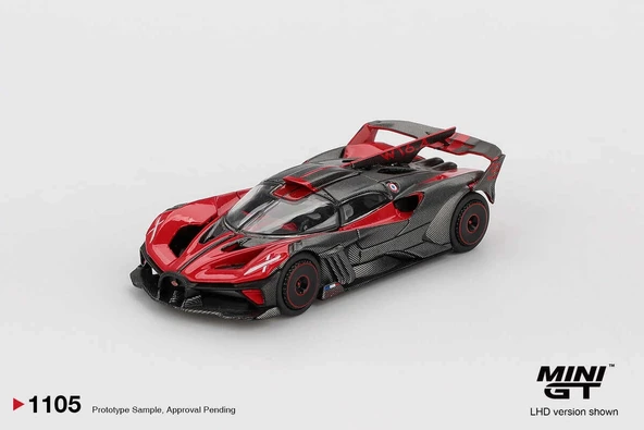 Mini GT MGT01105 1/64 Bugatti Bolide Red ürün görseli 1