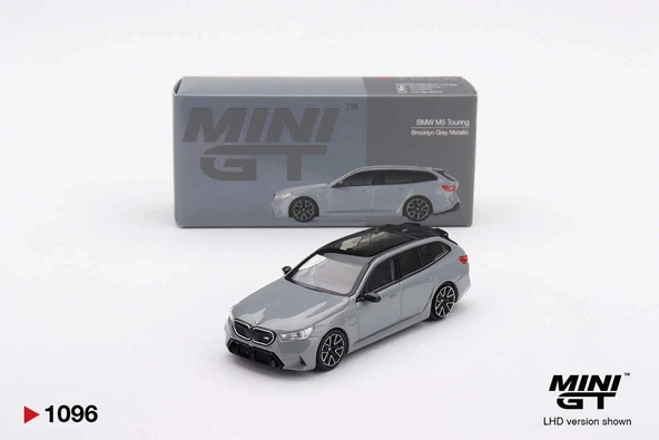 Mini GT MGT01096 1/64 BMW M5 Touring (G99) Brooklyn Grey Metallic ürün görseli 1