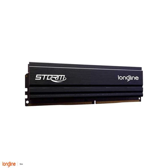 Longline STORM 32GB DDR4 2666MHz Soğutuculu Masaüstü PC Game Bellek CL19 PC4-21300 LNGDDR4ST2666DT/32GB - OUTLET ürün görseli 1