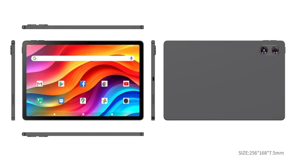 Technopc Quantum Elise T90A Tablet 10.95" IPS FHD 8 Core 2GHz 8-256GB 5-13MP Deri Kılıf Aktif Kalem ürün görseli 1