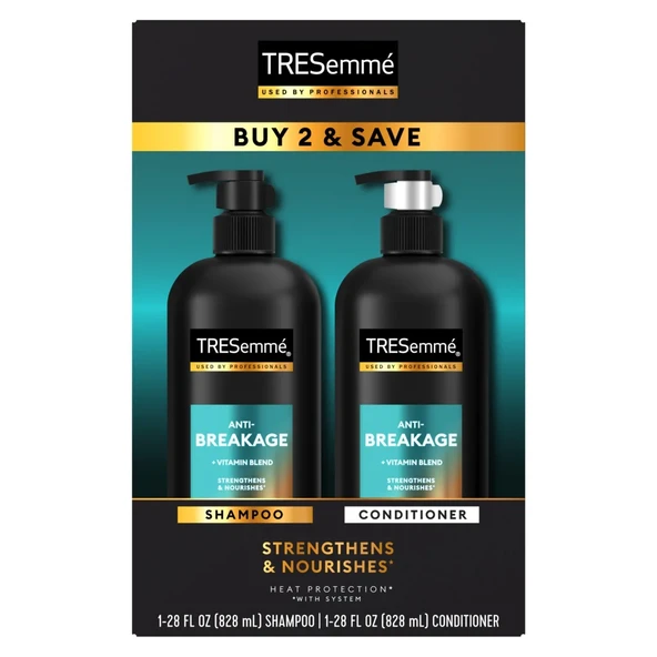 Tresemme Anti Breakage Saç Şampuanı ve Kremi Seti 828MLx2 ürün görseli 1