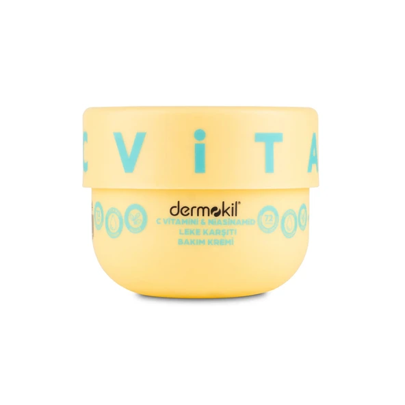 DERMOKİL C VİTAMİNİ VE NİASİNAMİD LEKE KARŞITI BAKIM KREMİ 250 ML ürün görseli 1