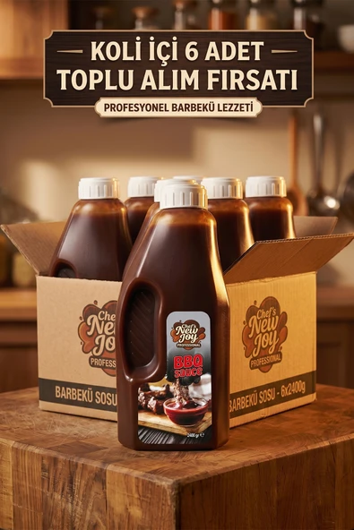 Barbekü Sosu 2400 G x 6 Adet - 1 Koli (Koli Bazlı Avantaj Paketi) BBQ Sauce ürün görseli 1
