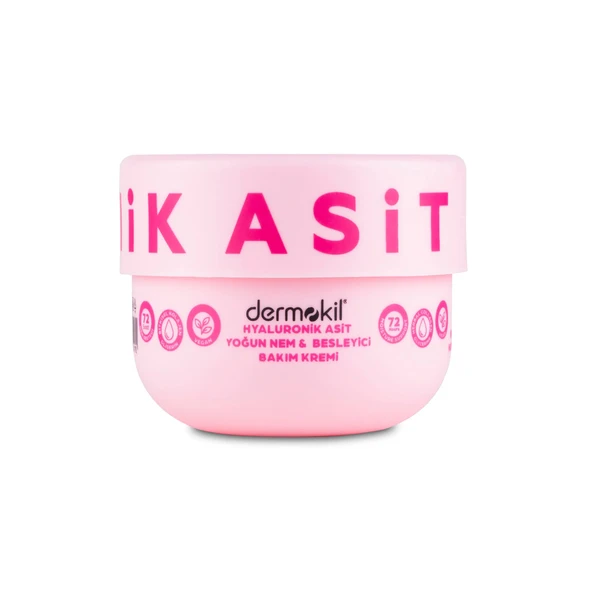 DERMOKİL HYALURONİK ASİT YOĞUN NEM VE BESLEYİCİ BAKIM KREMİ 250 ML ürün görseli 1