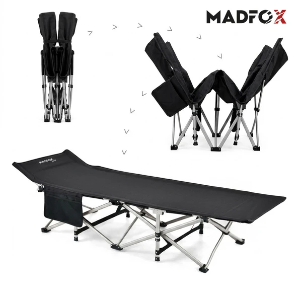 Madfox AeroLift Katlanır Kamp Yatağı Kampet - Resim 5