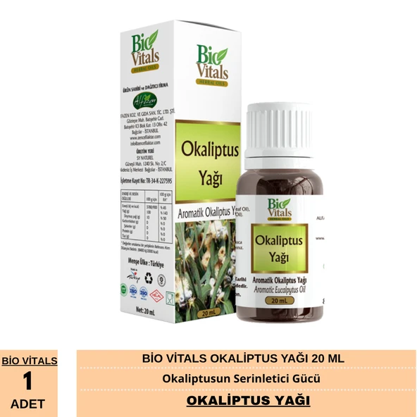 Bio Vitals Okaliptus Yağı 20 ml - Resim 2