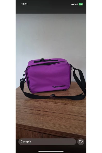 Tupperware Her An Yanımda Pembe Renk Termal Taşıma Çantası ürün görseli 1