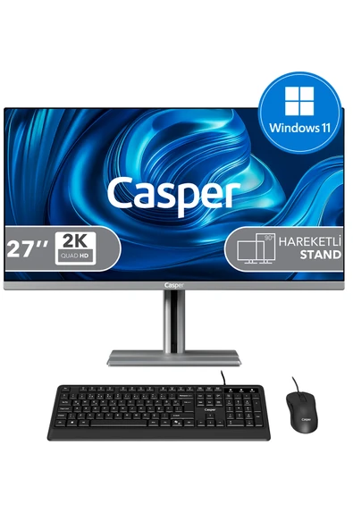 Casper Nirvana A87.210H-8V00T-V-G Intel Core 5-210H 8gb RAM 500GB NVME SSD Windows 11 Home All In One ürün görseli 1