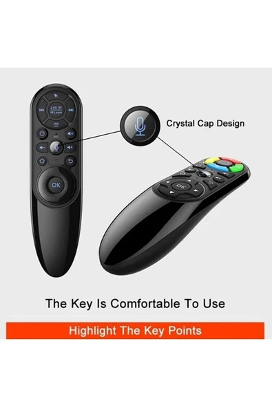 Android Akıllı Uzaktan Kumanda Q9-air Mouse-mikrofonlu - Resim 2