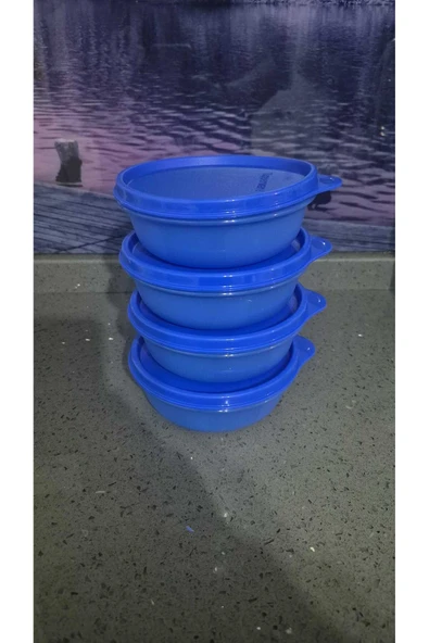 Tupperware S&S Kap 300 ml Gökyüzü 4 Adet ürün görseli 1