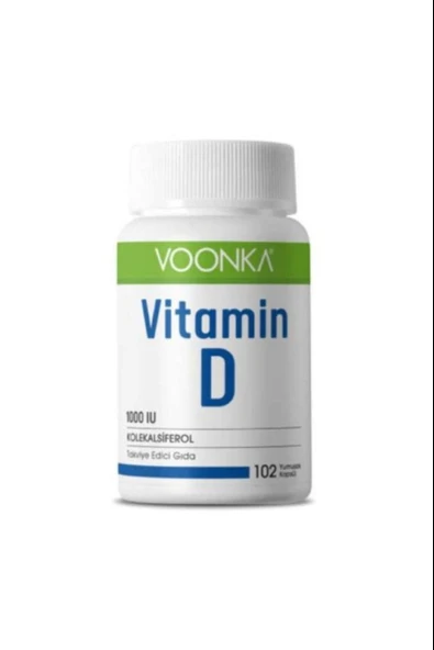 Voonka Vitamin D İçeren Takviye Edici Gıda 90 Kapsül ürün görseli 1