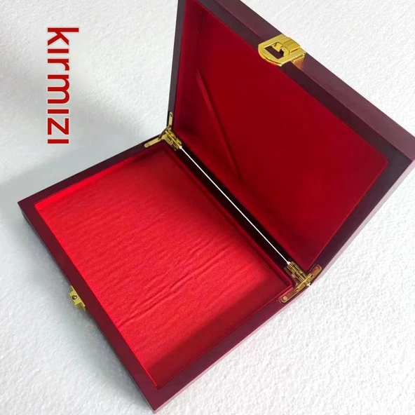 Büyük Boy Ahşap Dekor Kırmızı Istampa 175*125mm Mürekkep Baskı Pedi ürün görseli 1