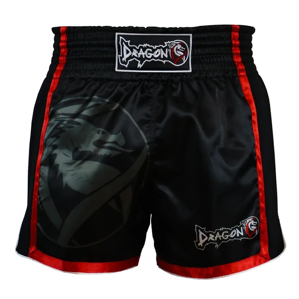 DragonDo MT3092 Muay Thai  Kick Boks Şortu Dijital Baskılı Siyah Şort ürün görseli 1