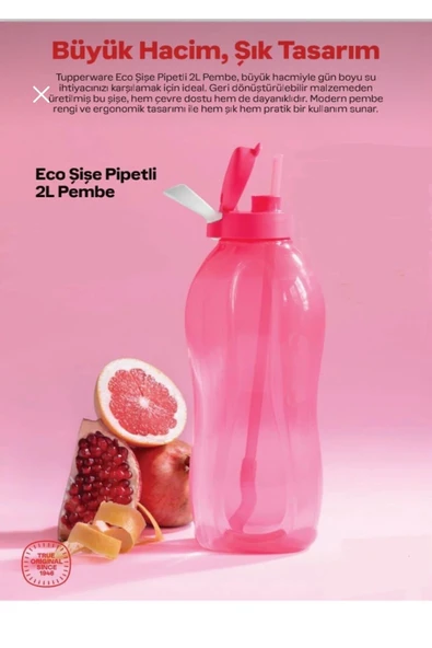 Tupperware Eco Şişe 2 Lt Pipetli ürün görseli 1