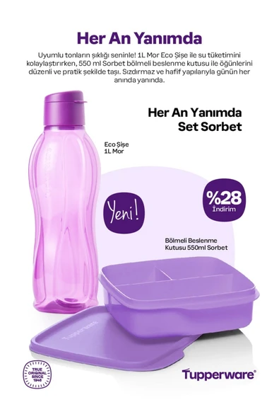 Tupperware Her An Yanımda Set sorbet ürün görseli 1