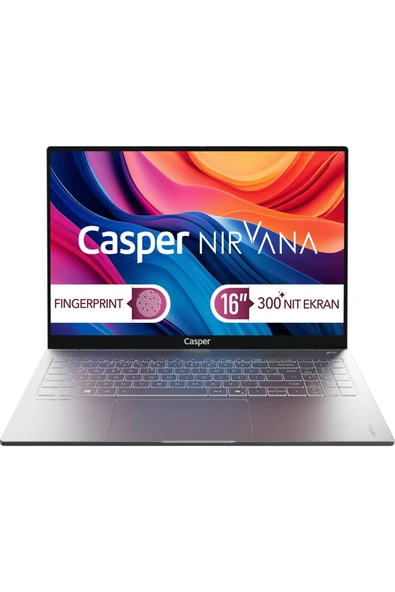 Casper Nirvana S100 i7-13620H 12GB DDR5 1TB Freedos 16" S100.1362-AF00X-G-F ürün görseli 1