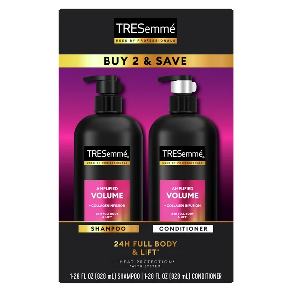 Tresemme Amplified Volume Şampuan ve Saç Kremi Seti 828MLx2 ürün görseli 1